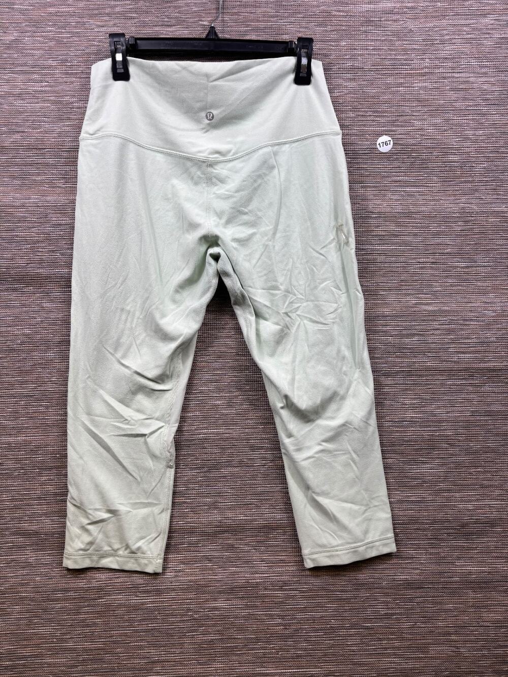 Lululemon Align HR Crop 21” Yoga Pant LW6BGHS Women’s Size 12 Olive Athleisure